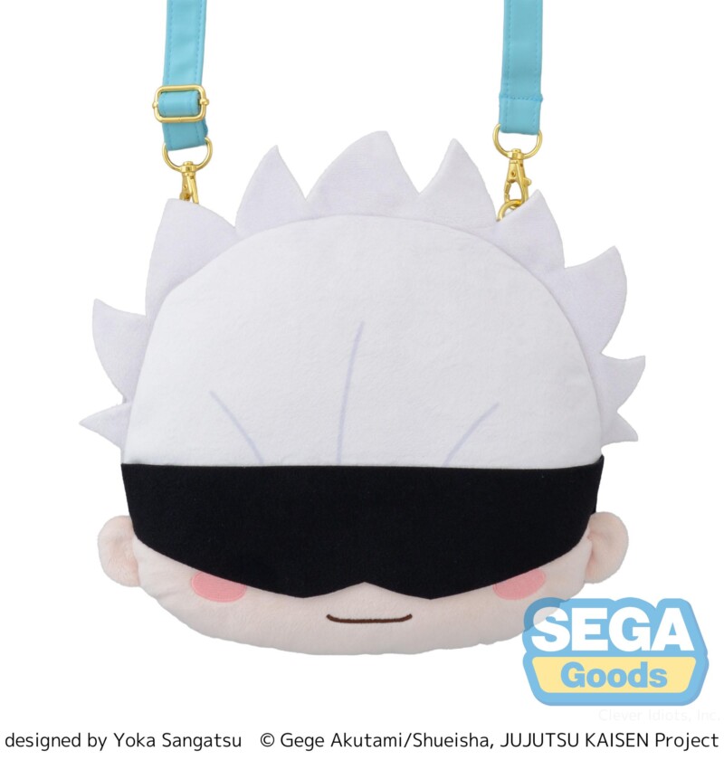 fuwa petit Anime "Jujutsu Kaisen" 5th Anniversary "Satoru Gojo" Face Shoulder Bag (M)