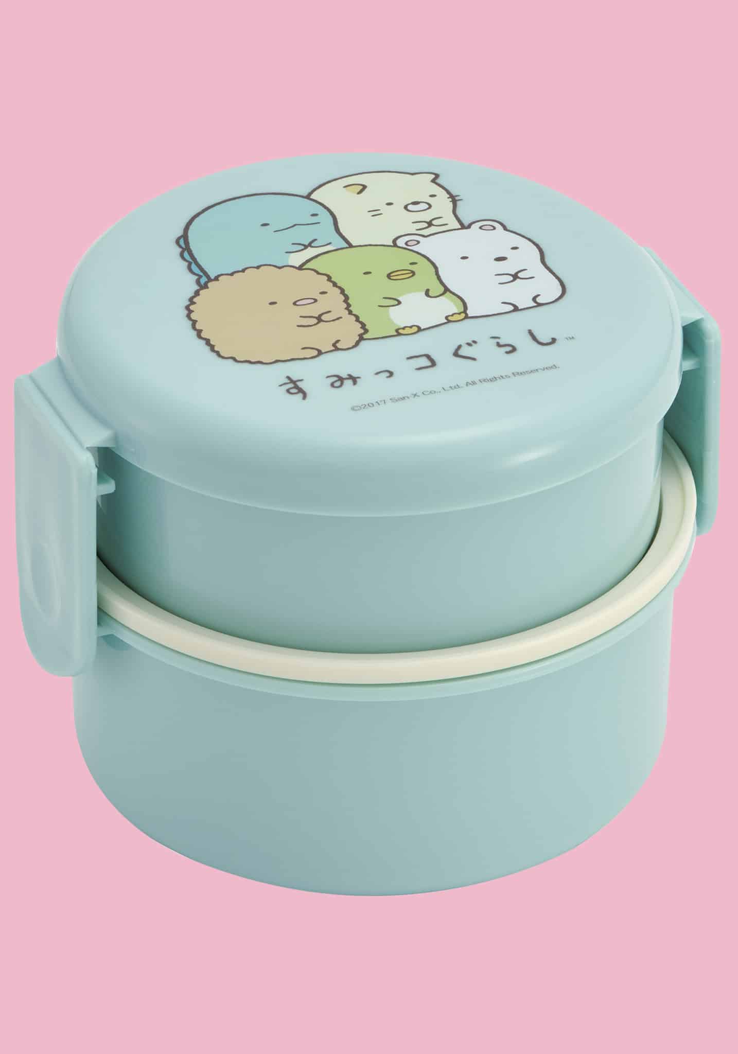 Sumikkogurashi Round Bento Lunch Box 16.91oz 500ml (Pink) - Clever Idiots  Wholesale