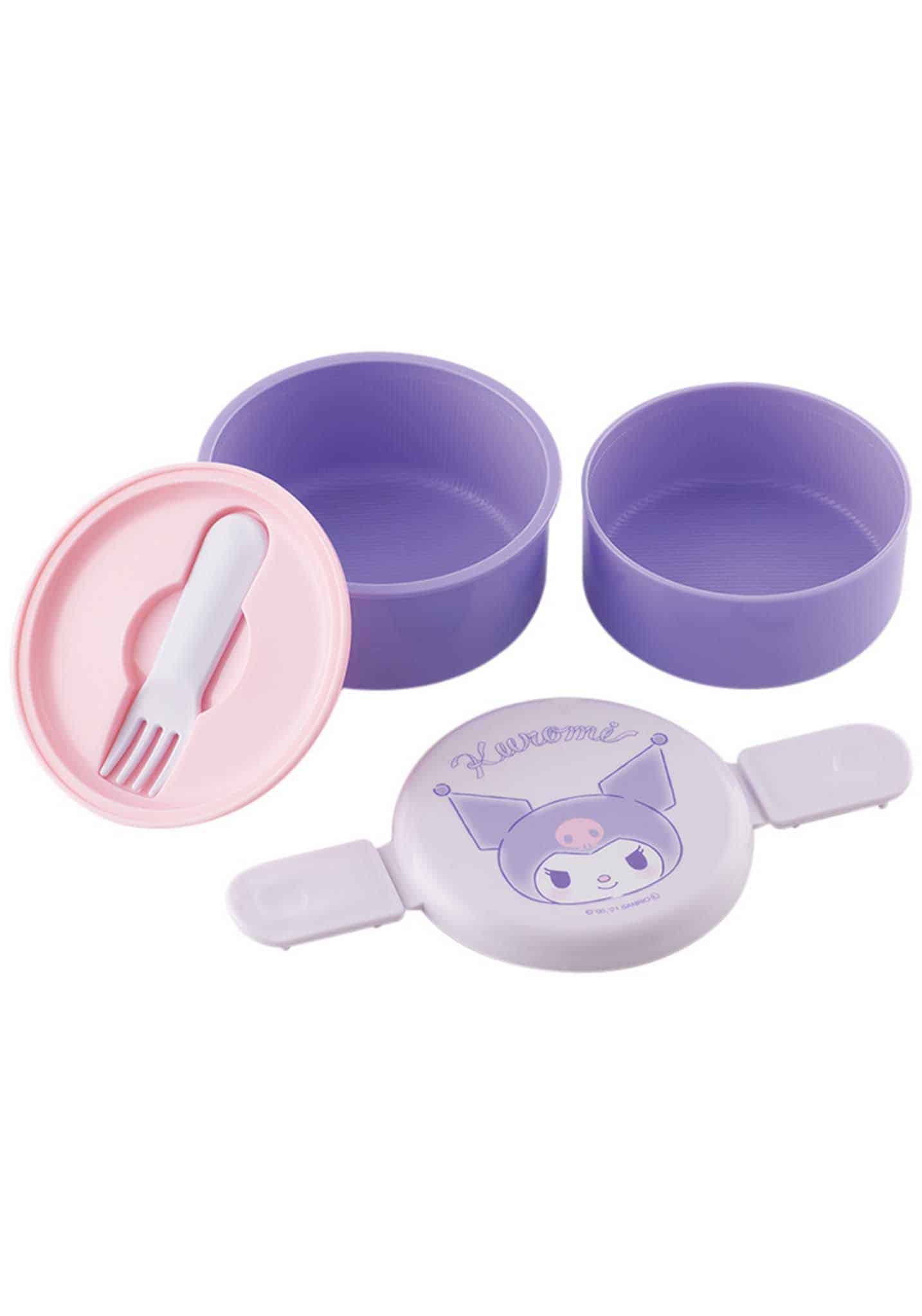 Sanrio Kuromi Round Purple Bento Box